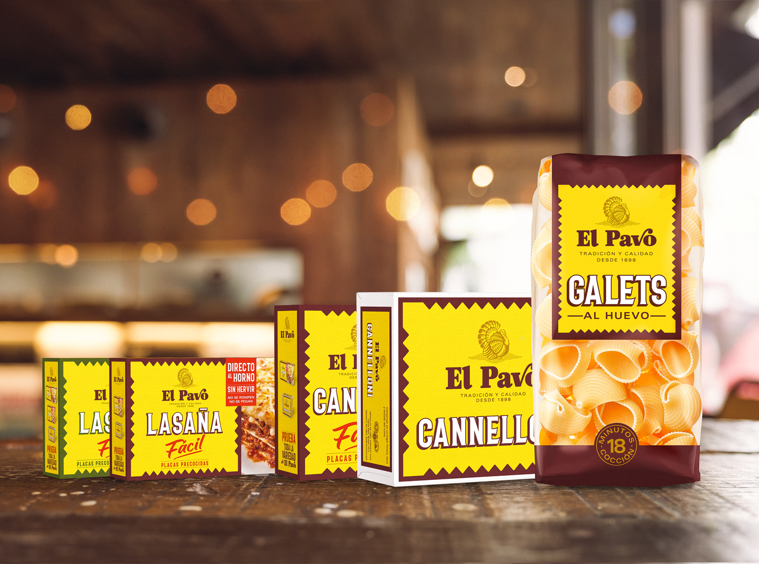 Gama productos Pasta Seca El Pavo